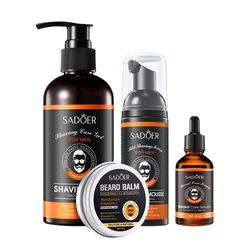 Beard Oil Growth - Erkek Sakal Uzatma Seti, Sakal Yağı,
