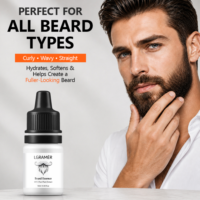 Beard Oil Growth - Erkekler için Sakal Uzatma Serumu Yüzdeki
