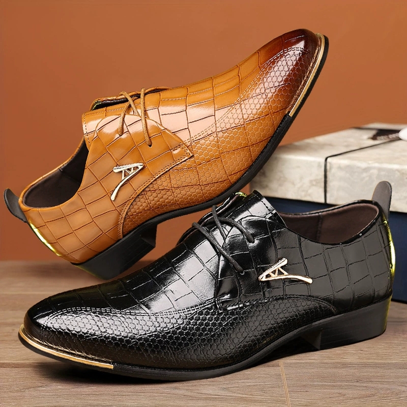 Moda PU Deri Ayakkabı Erkek İş - Men Grooming Outfit incelemesi ve fiyatı