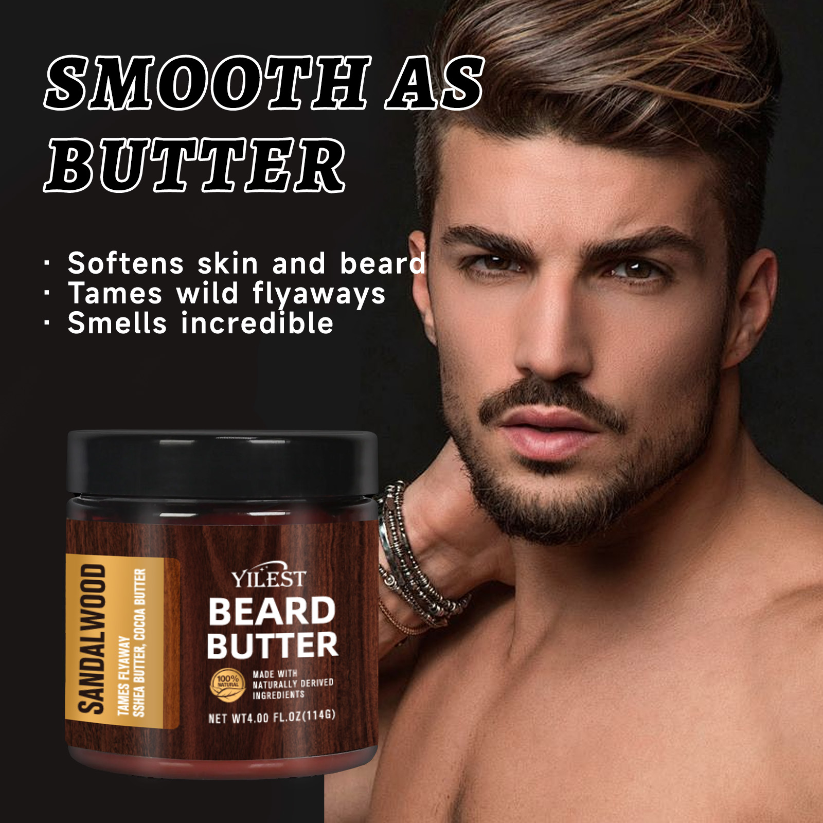 114g Sandal Ağacı Sakal Yağı E - Aftershave Balm Mens incelemesi ve fiyatı