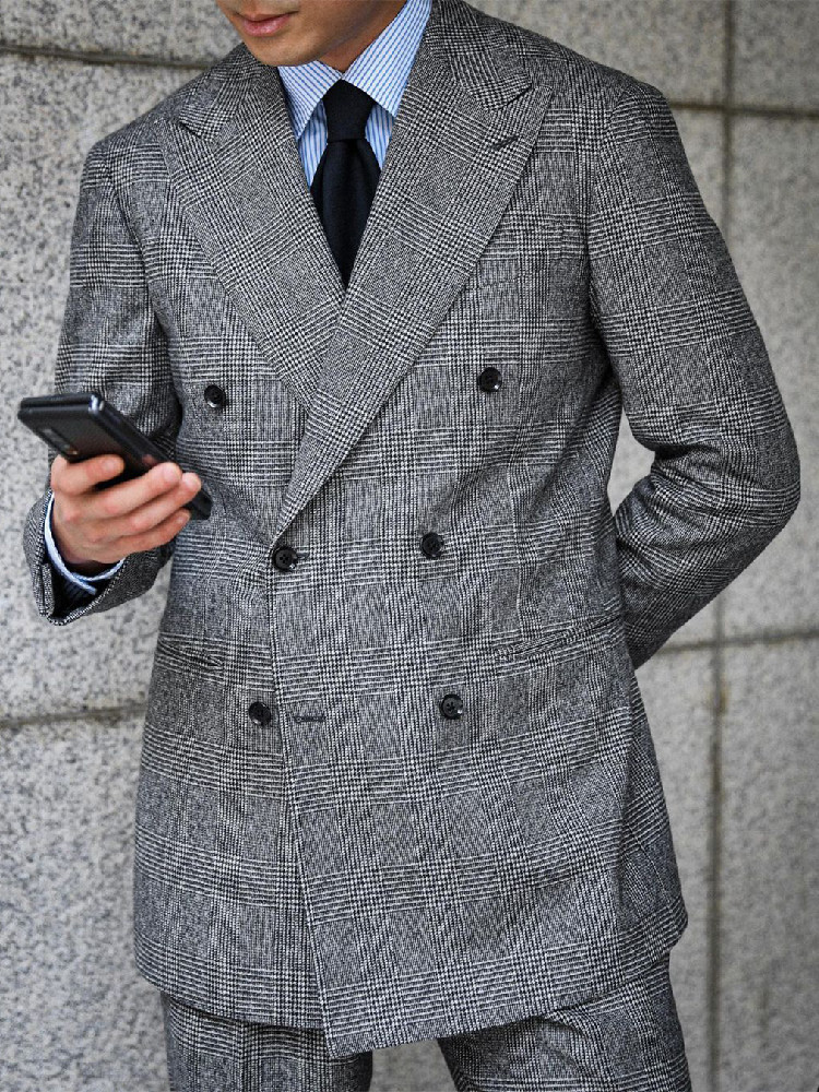 İş Ekose Erkek Takım Elbise 2  - Men Grooming Outfit incelemesi ve fiyatı