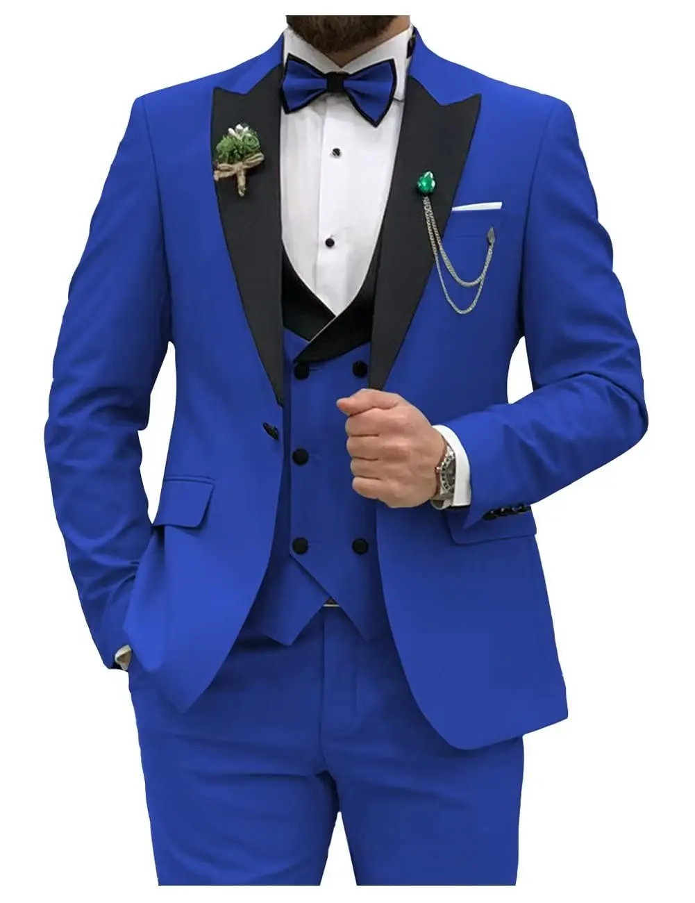 Kraliyet mavi erkek takım elbi - Men Grooming Outfit incelemesi ve fiyatı